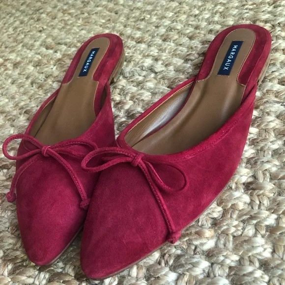 New: Margaux New York Ballet Mule in Suede. Handmade in Spain. Size 41 - Picture 6 of 12